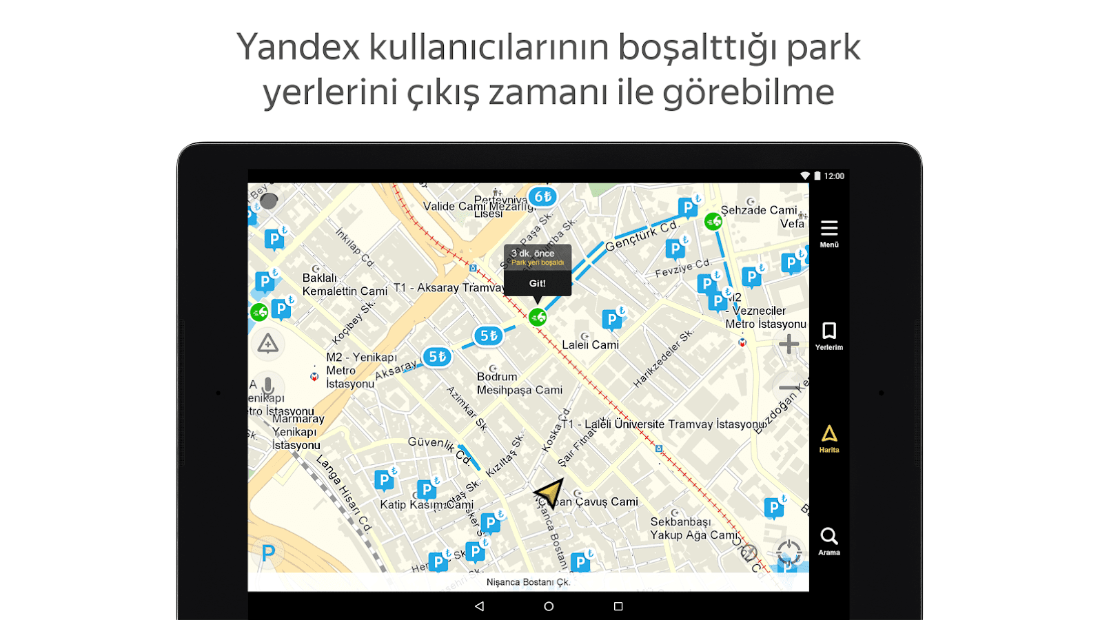  Yandex Navigasyon - Trafik- ekran görüntüsü 