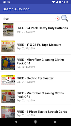 Screenshot Coupons for Harbor Freight