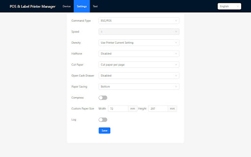 POS & Label Printer Manager