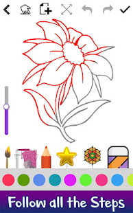 Learn to Draw , Glitter & Color: Draw Step by Step(圖4)-速報App