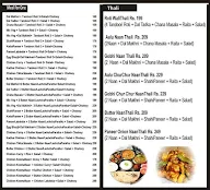 Urban Thali menu 2