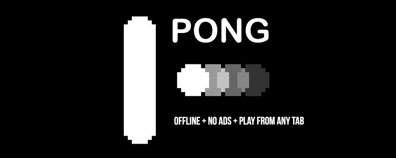 Classic Pong Offline Game for Google Chrome Preview image 2