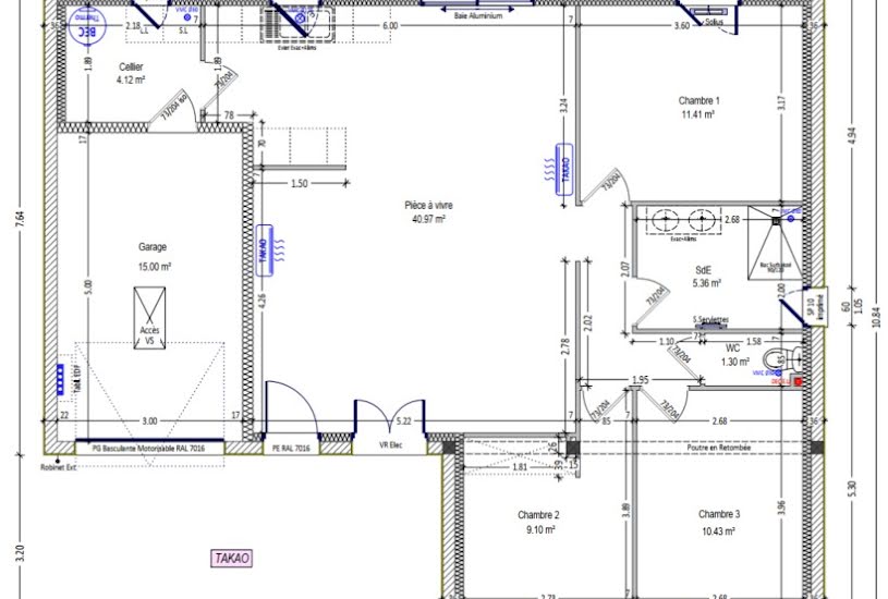  Vente Terrain + Maison - Terrain : 578m² - Maison : 85m² à Auzouer-en-Touraine (37110) 