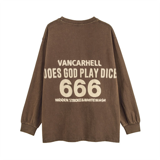 Title 10, Mens Dice Printed Worn Looking Washed-out T-sh...