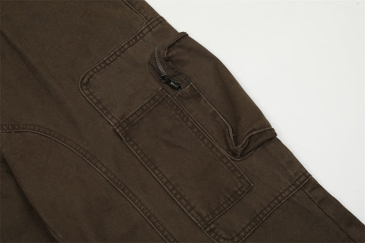 Title 14, Mens Dimensional Patch Pocket Straight-leg Tro...