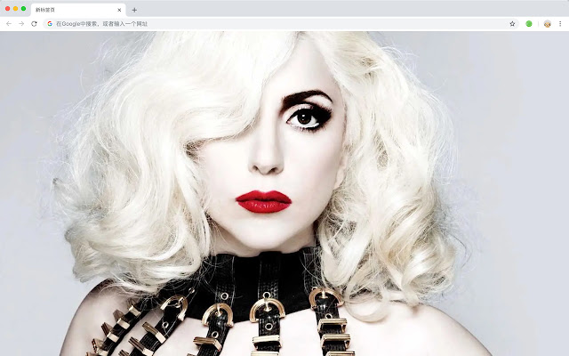 Ladygaga HD New Tabs Popular Stars Themes