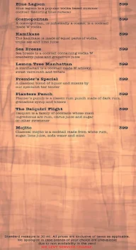 Slounge - Lemon Tree Premier menu 2