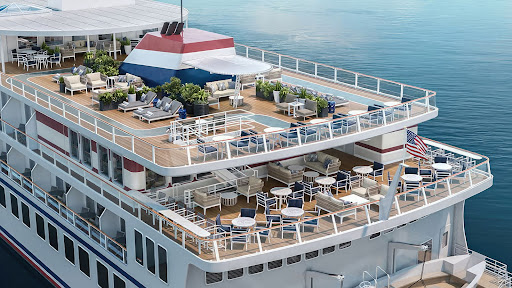 american-liberty-aerial.jpg - The 100-passenger American Liberty is due to launch in June 2024 with sailings in New England, the South and Chesapeake Bay.