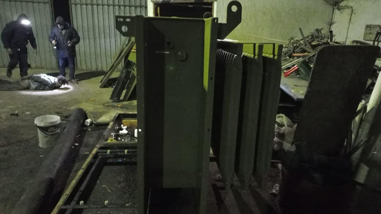 City of Cape Town's Metal Theft unit arrest a man after a transformer stolen from the city was tracked to a facility on the west coast