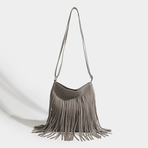 Title 7, Artistic Tassel Shoulder Bag, simple and popula...