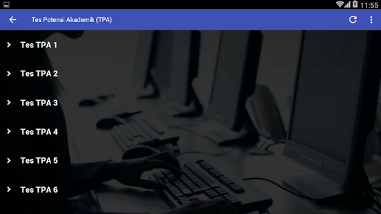 Tes CPNS Sistem CAT - náhled