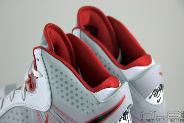 The Showcase Nike LeBron 8 V2 WhiteBlackSport Red