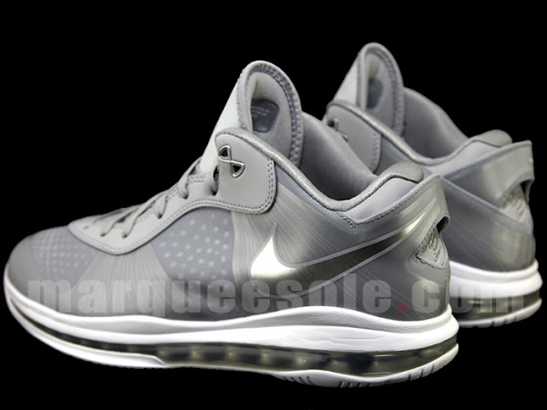 Fresh Nike LeBron 8 V2 Low in New Metallic Silver Style