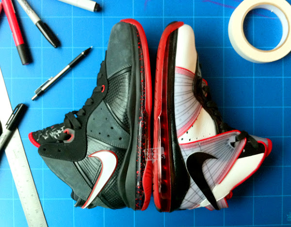 Nike LeBron 8 V4 8220Milan8221 amp Jason Petrie8217s Samples Table