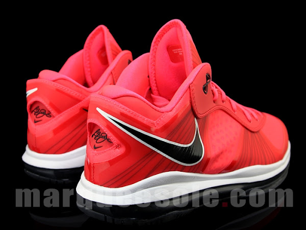 First Look at Nike LeBron 8 V2 Low in Solar RedWhiteBlack