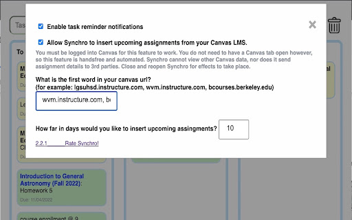 Synchro: Productivity Manager for Students