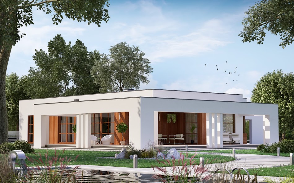 Wizualizacja 2 domu Ka29