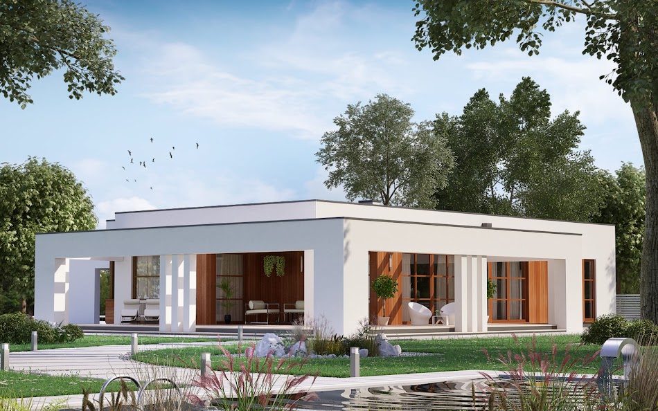 Wizualizacja 2 domu Ka29