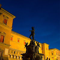 Una sera alla fontana del Nettuno di 