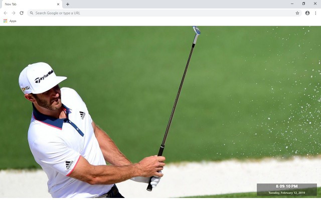 Dustin Johnson New Tab Theme