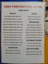 China Town Fast Food Centre menu 3