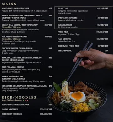 Chefboxx menu 
