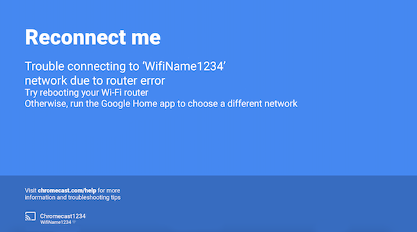 peeling Foran dig Skat Fix a "Reconnect me" error - Android - Chromecast Help