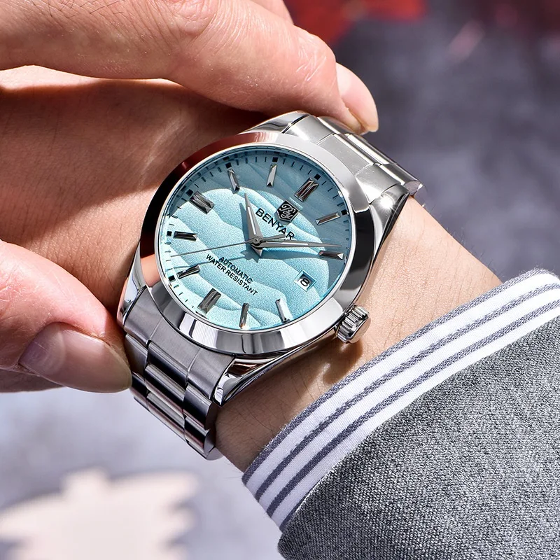 Title 14, Nouvelle Montre Mécanique Homme Lumineuse avec ...