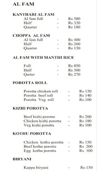 Angamaly Daba menu 1