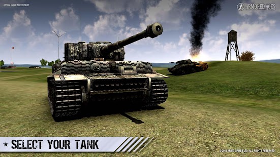 Armored Aces - 3D Tank War Online Screenshot