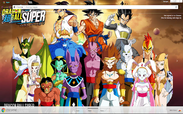 Dragon Ball Super 1366x768 chrome extension