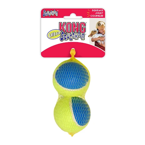 KONG Ultra SqueakAir Ball, medium,  6,5 cm, AUT2E, 3st