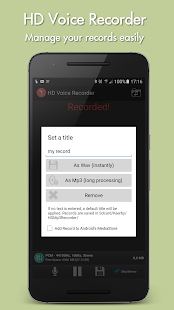 HD Voice Recorder banner