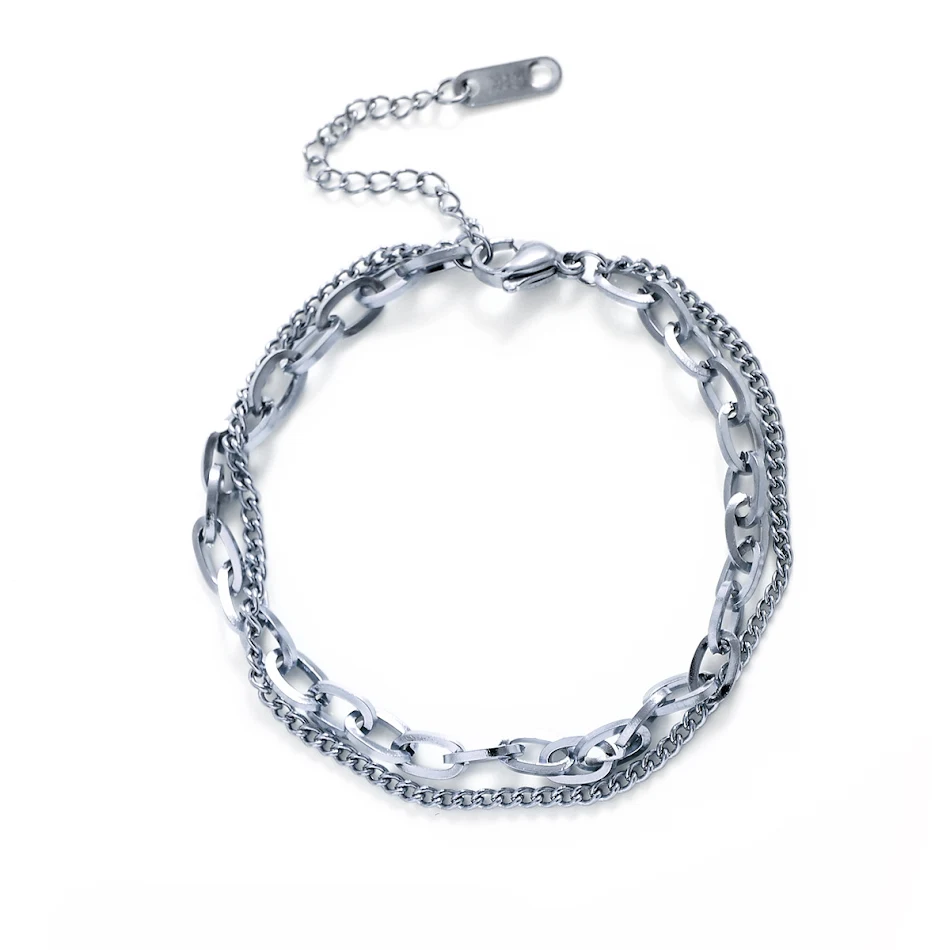 Elegante pulsera europea y americana para mujer, diseño sencillo y de lujo. Un accesorio ins cool para realzar tu estilo.