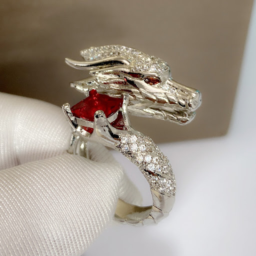 Title 3, Fashion Jewelry Full Diamond Tyrannosaurus Rex ...