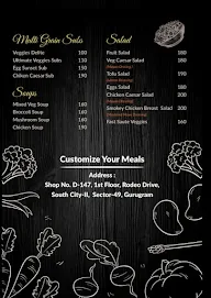 Healthy Meals menu 4