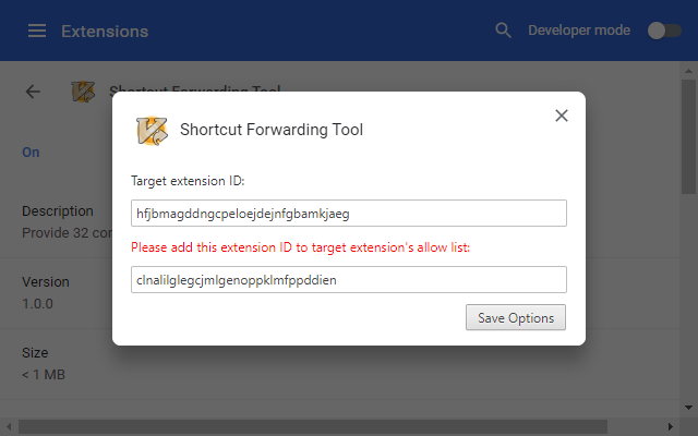 Shortcut Forwarding Tool Preview image 1