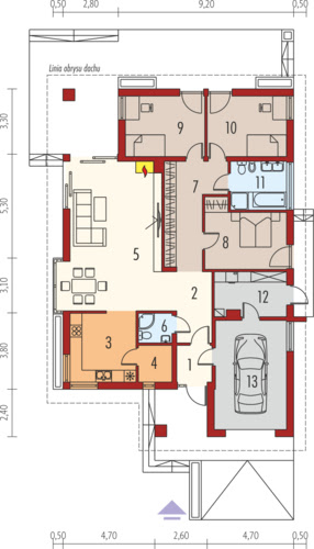 Glen II G1 MULTI-COMFORT - Rzut parteru