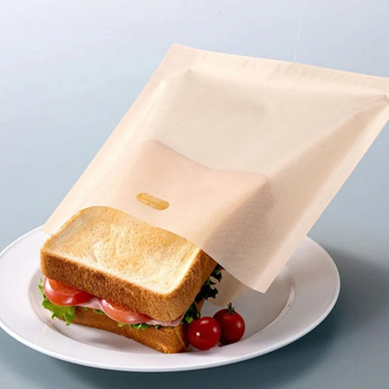 High temperature Teflon toast bag non-stick microwave bag barbecue bag non-stick leak-proof bag Teflon high temperature 