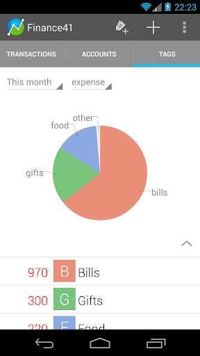 Screenshot Finance41 - Expense Manager