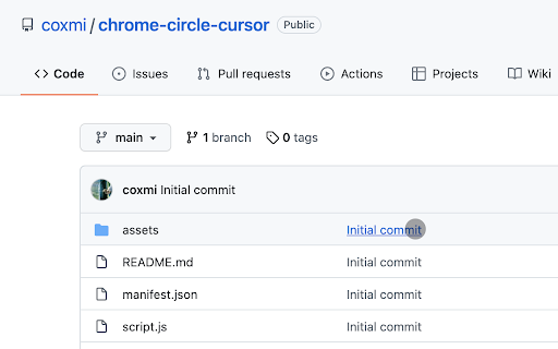 Circle cursor