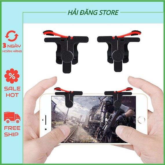 Bộ 2 Nút Bấm Điều Khiển Chơi Game Pubg D9 Trên Điện Thoại / Có Thể Chơi Pubg, Free Fire, Game Bắn Súng Trên Điện Thoại