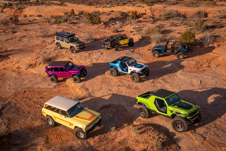 A array of new, electric and resto-modded Jeeps will be showcased at this year's annual Jeep Easter Safari in Moab. Picture: SUPPLIED