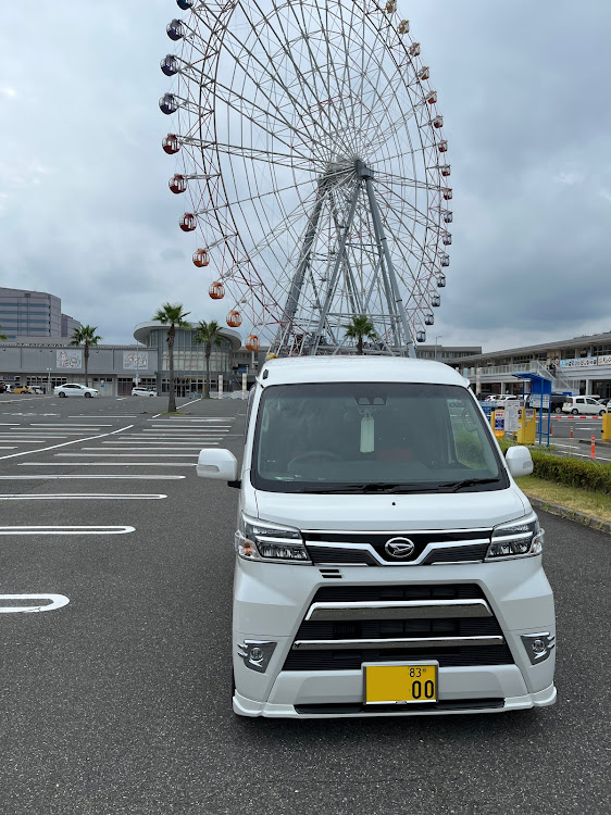 アトレーワゴンのカスタムターボRSリミテッド・りんくうシークル駐車場・部品着弾‼️・コロナ、熱中症には気をつけて‼️に関するカスタム事例の投稿画像3枚目