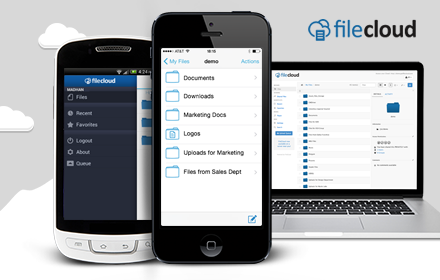 Save to FileCloud chrome extension