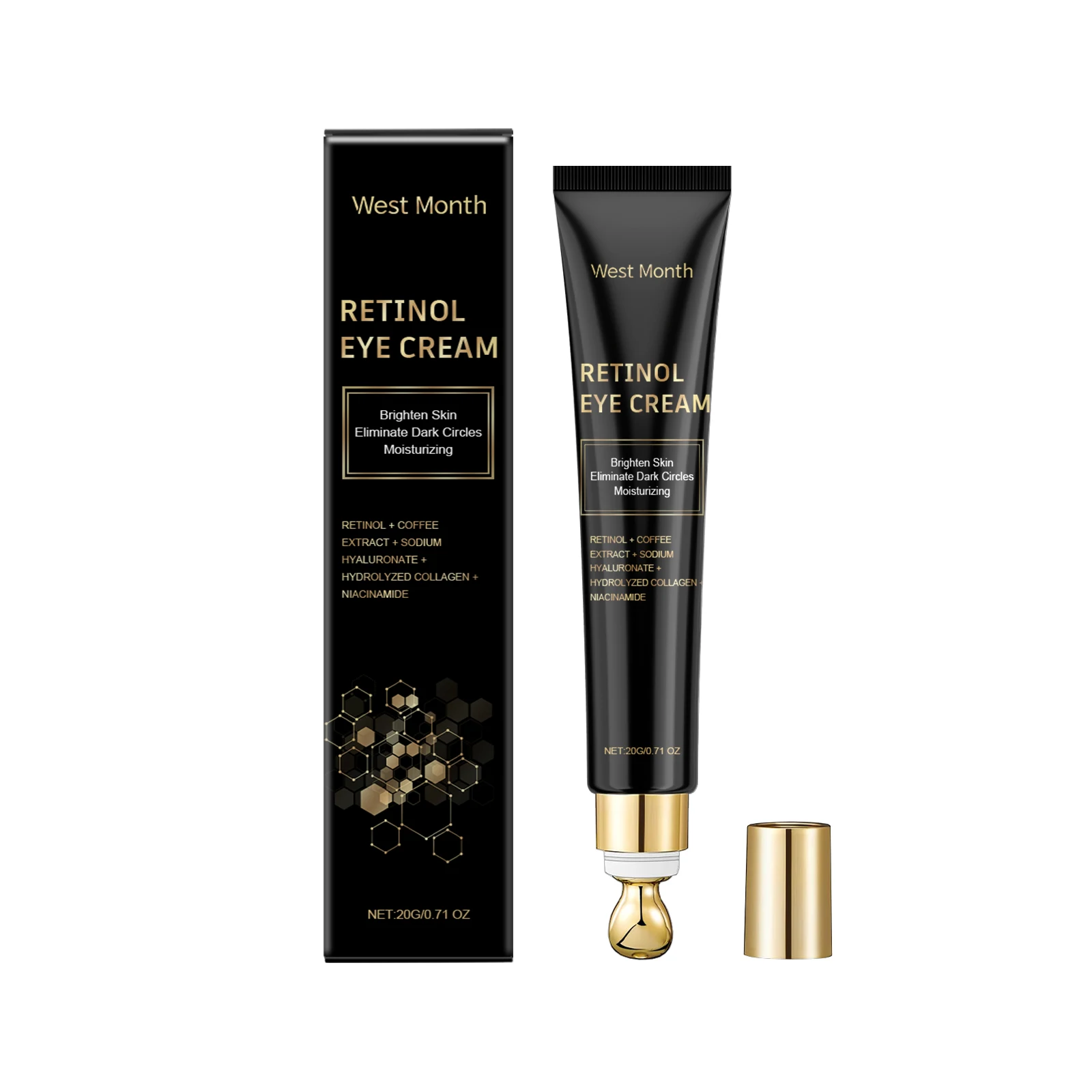 Title 1, Retinol oogcrème voor minder rimpels en donkere...
