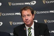 Jurie Roux (SARU CEO) during the South African launch of Guinness PRO14 at Southern Sun Cullinan on August 11, 2017 in Cape Town, South Africa. 