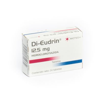 //Hidroclorotiazida Di-Eudrin 12.5Mg 24 Tabletas biotech 24 tabletas