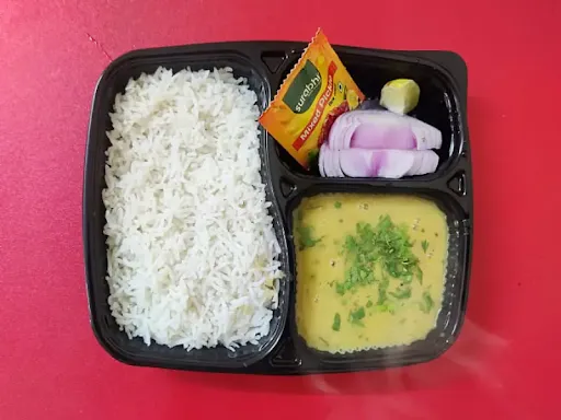 Dal [300 ML] Bhaat [500 ML] + Achar