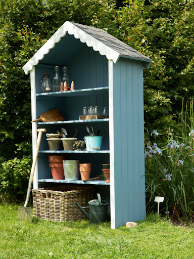 casas de madera jardin